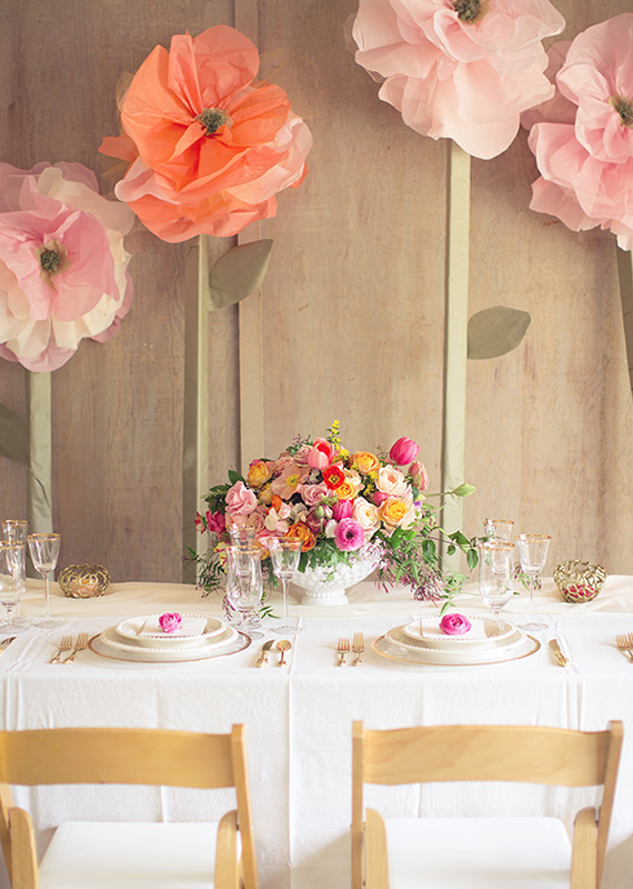 Spring table decor ideas | photo by This Love of Yours | 100 Layer Cake