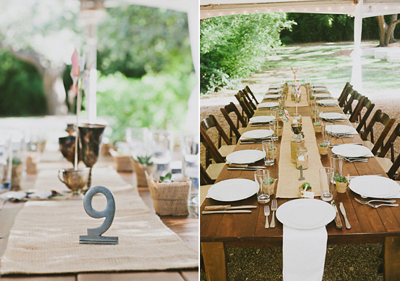 rustic reception decor  | photo by Amber Vickery Photography | 100 Layer Cake