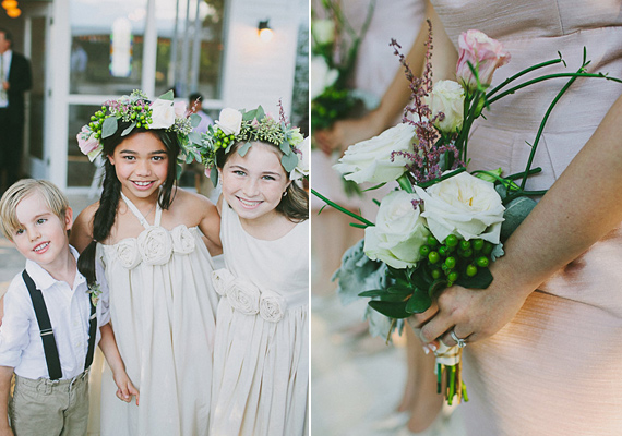 Rose floral crowns | photo by Amber Vickery Photography | 100 Layer Cake