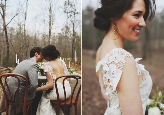 Woodland wedding inspiration | photos by W & E Photographie | 100 Layer Cake