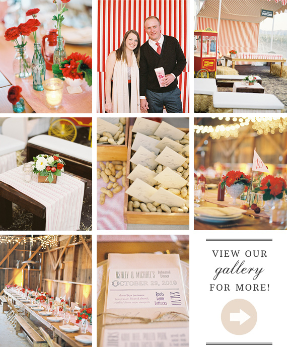 State Fair themed rehearsal dinner | photo by Jose Villa | 100 Layer Cake
