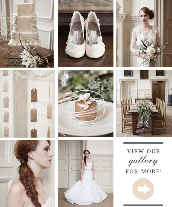 Organic and natural wedding inspiration | photo by Fiona Kelly | 100 Layer Cake 