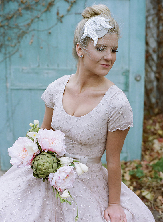 Vintage brunch wedding inspiration | Photo by Loblee Photography | Read more - http://www.100layercake.com/blog/?p=70765 