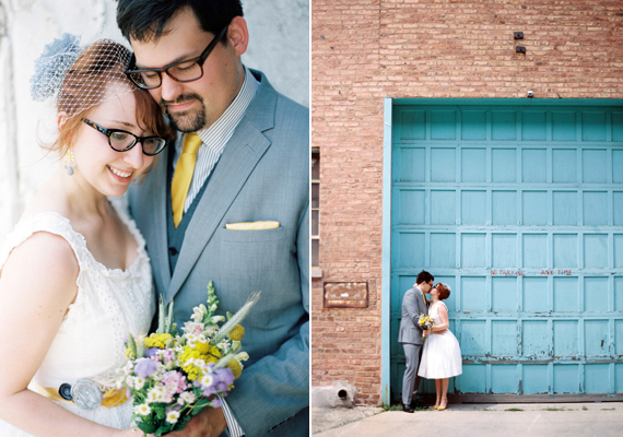DIY Chicago wedding | Photo by T and C Photographie | Read more - http://www.100layercake.com/blog/?p=70516