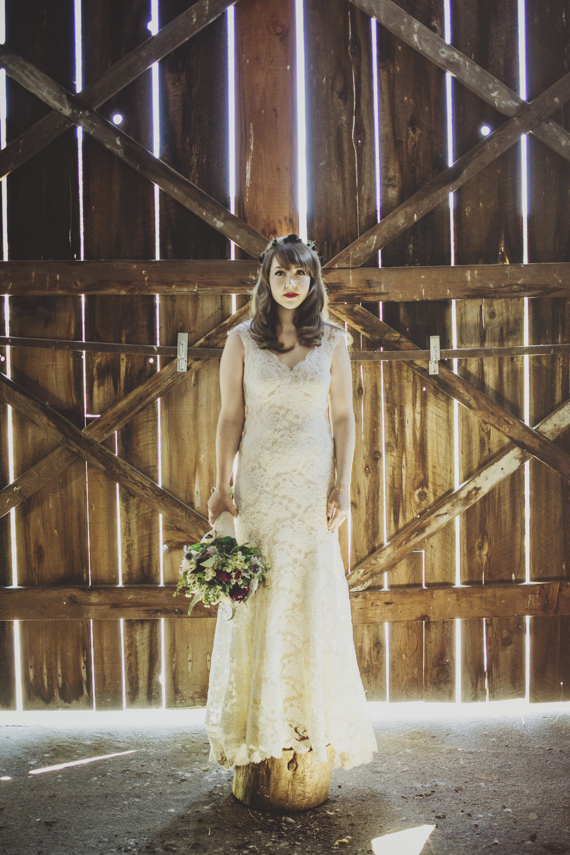 Intimate Canada farm wedding | Photo by AMERIS Photography | Read more - http://www.100layercake.com/blog/?p=72057