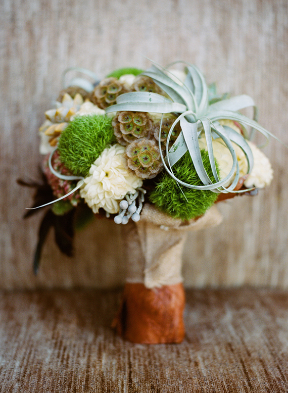 Succulent bouquet | Photo by Christina McNeill | Read more - http://www.100layercake.com/blog/?p=71812