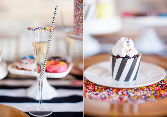 Modern bridal shower inspiration | Photo by Kristin Nicole Photography | Read more - http://www.100layercake.com/blog/?p=71323