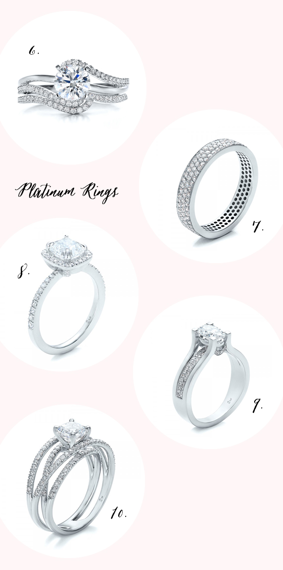 Platinum wedding rings by joseph jewelry