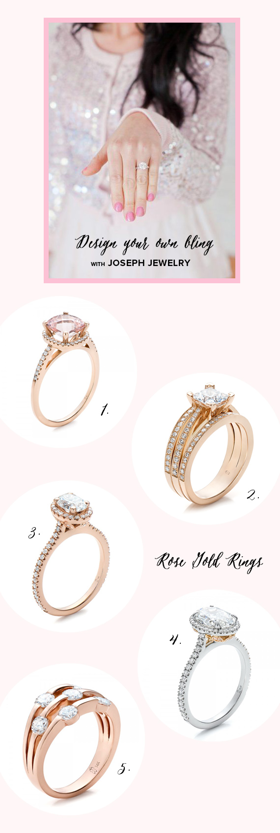 rose gold wedding rings by joseph jewelry