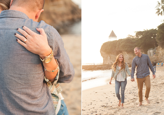 Surprise beachside proposal story | Photo by Lorely Meza for Studio EMP  | Read more - http://www.100layercake.com/blog/?p=73613
