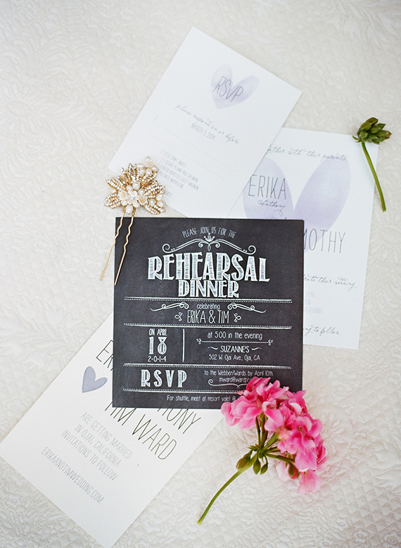Minted wedding invites | Photo by Clayton Austin | Event design Dana Gabriel | Florals by Wendy Smith | Read more - http://www.100layercake.com/blog/?p=74349
