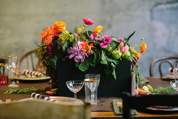 Please and Thank You dinner party | Photo by Joielala | Florals by Siren Floral Co | 100 Layer Cake