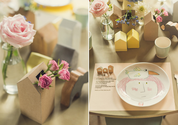 Whimsical kid friendly wedding ideas | Photo by Giuli and Giordi | Read more - http://www.100layercake.com/blog/?p=74917