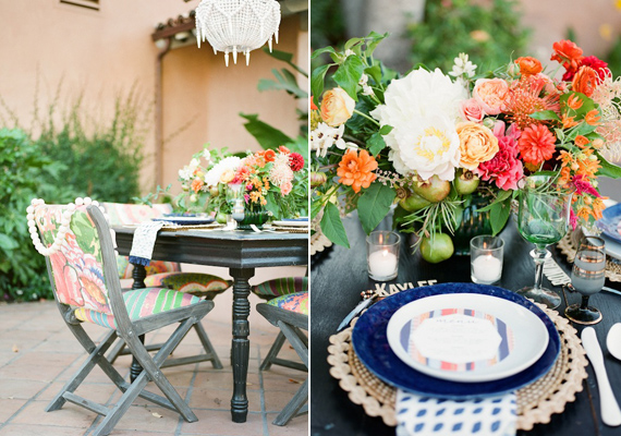 Mediterranean summer wedding inspiration | Photo by Diana McGregor | Event Design by To La Lune Events | Read more - http://www.100layercake.com/blog/?p=76132