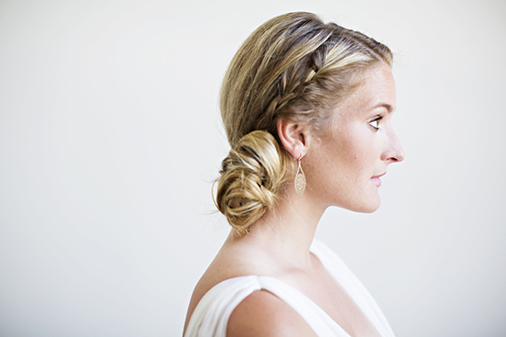 Unique braided bridal hairstyle ideas | Hair and makeup by Janet Miranda | Photos by Betsi Ewing | Read more - http://www.100layercake.com/blog/?p=75600