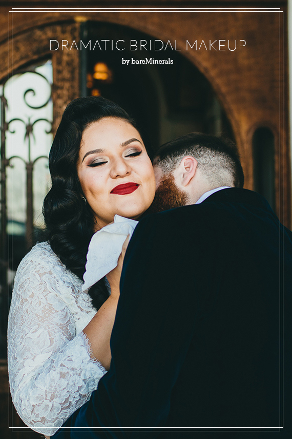 Dramatic wedding makeup | Photo by Phil Chester | 100 Layer Cake