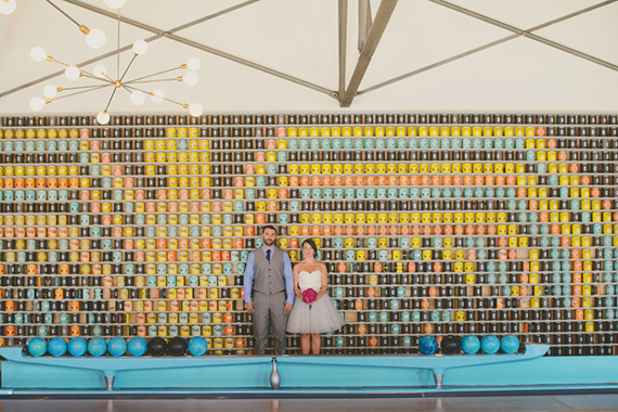 Nashville bowling alley engagement shoot | Photo by Jessie Holloway | Read more - http://www.100layercake.com/blog/?p=79479