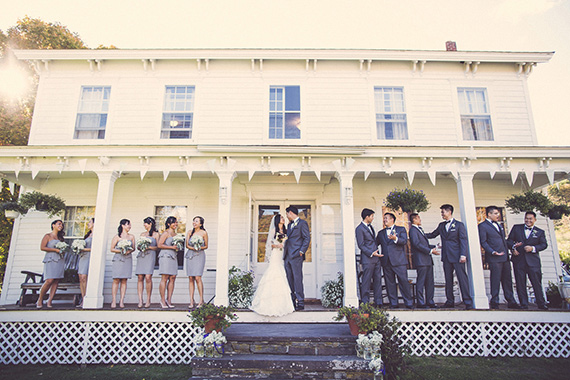 Upstate New York wedding | Photo by  Ryan and Heidi Studio | Read more -  http://www.100layercake.com/blog/?p=79446