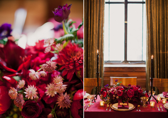 Winter wedding inspiration at the New York Public Library | Photo by His and Her weddings | Read more - http://www.100layercake.com/blog/?p=79390