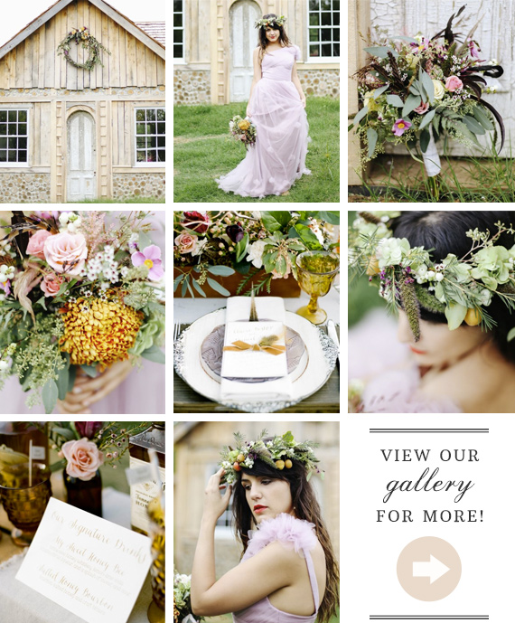 Autumn wedding inspiration with a hint of lilac | Photo by Jenna Henderson | Read more -  http://www.100layercake.com/blog/?p=81230
