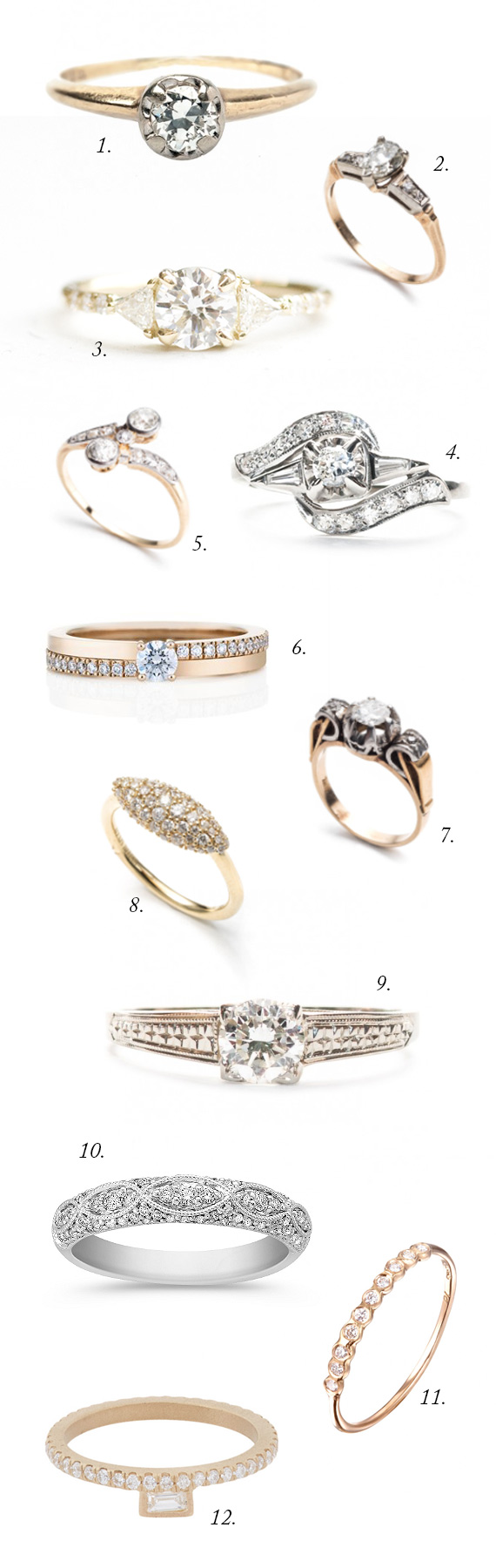 Our favorite unique engagement rings | Jewelers Mutual insurance | 100 Layer Cake