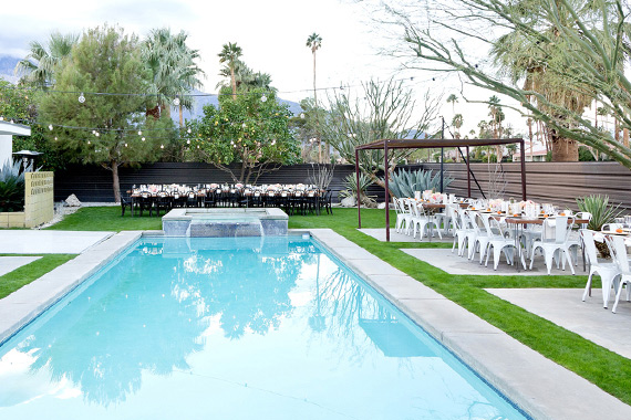 Palm Springs wedding at Casa Verona | Photo by  WILLHOUSE | 100 Layer Cake