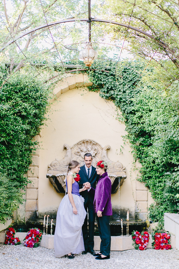 Modern Romeo and Juliet wedding inspiration | Photo by Carmen and Ingo | Design Chic Weddings in Italy | 100 Layer Cake