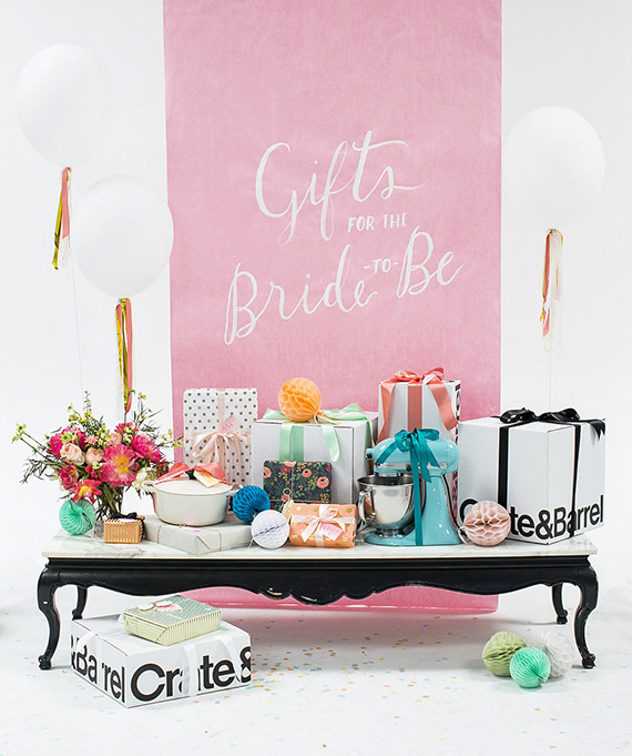 Spring bridal shower inspiration | 100 Layer Cake for Crate and Barrel | Photo by Scott Clark Photo