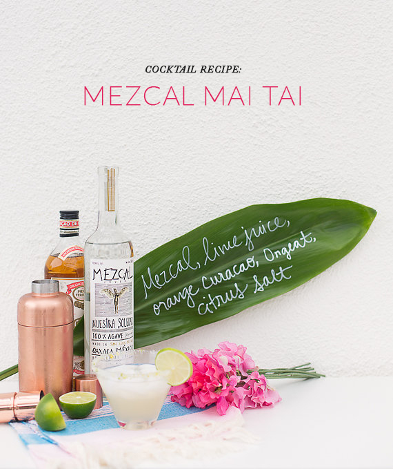 Mezcal cocktail recipe | 100 Layer Cake  plus Crate and Barrel