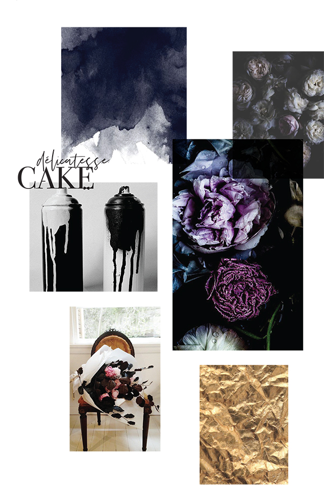 Cake design mood board