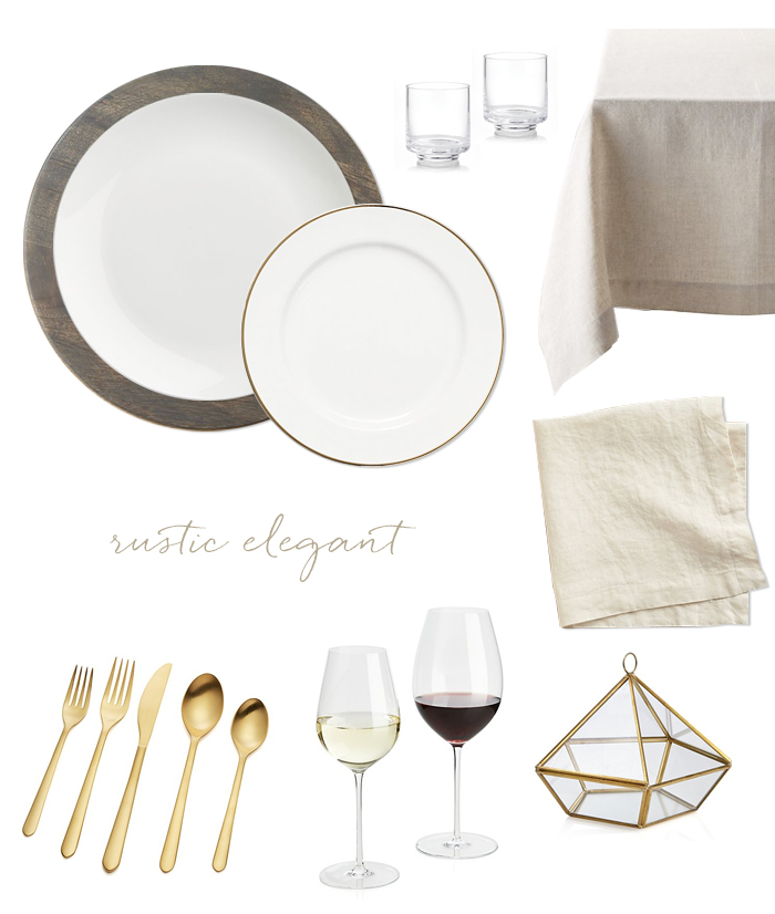 One plate six ways with Crate and Barrel
