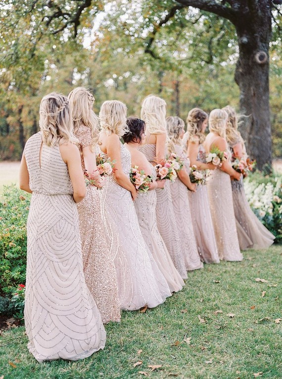Fall sequin wedding dresses | Photo by Callie Manion