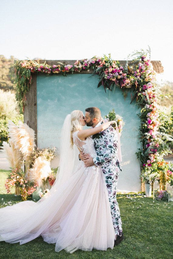 Floral groom's suit | 100 Layer Cake