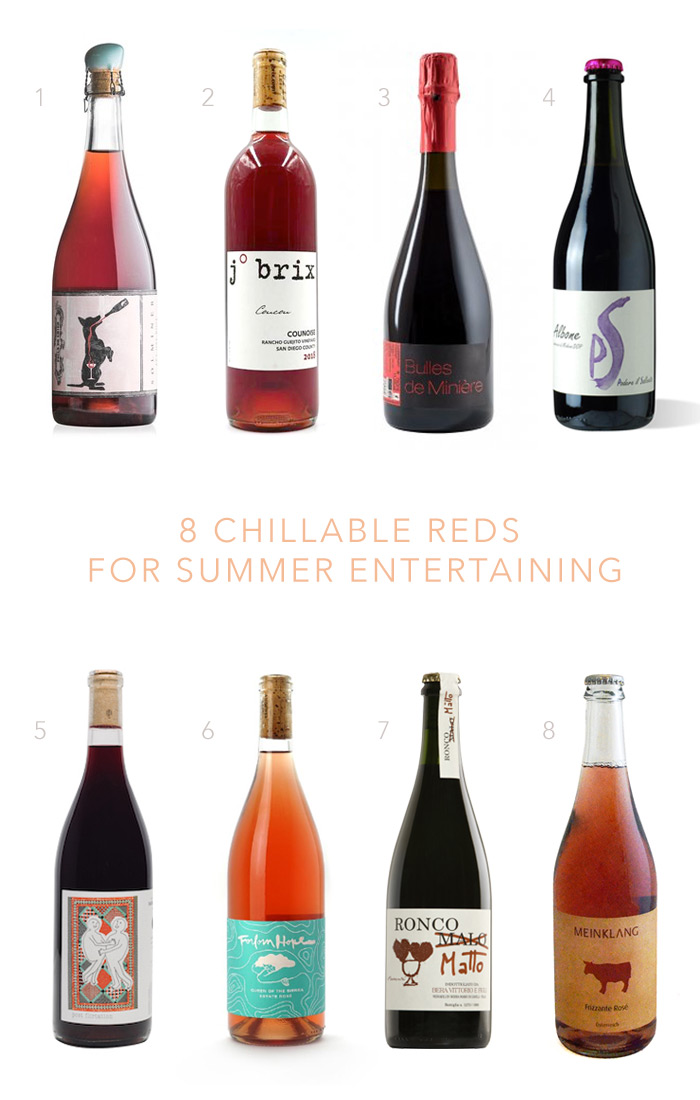 8 chillable reds for summer entertaining on 100 Layer Cake