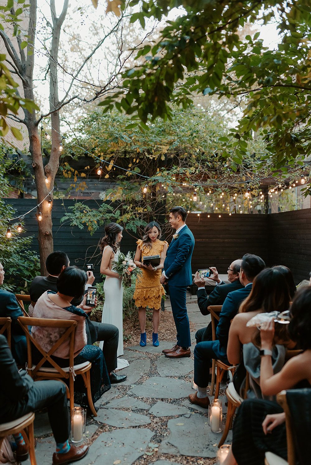 Brooklyn backyard wedding