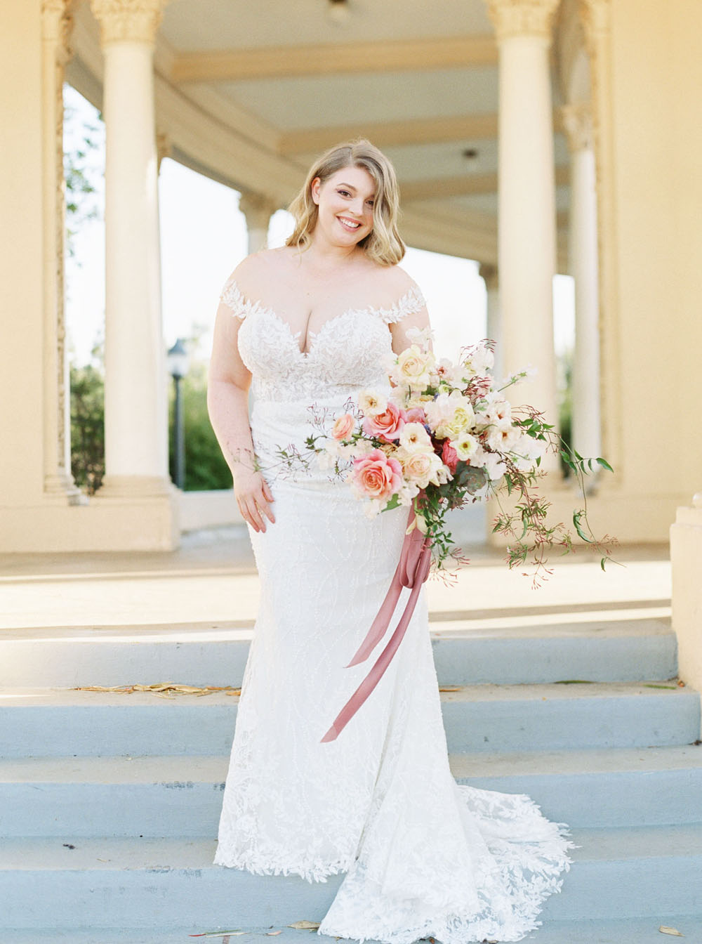Dessert Themed San Diego Editorial with a Glamorous Plus Size Bride