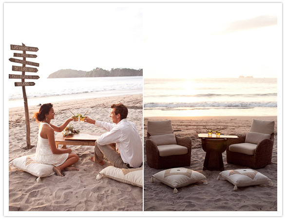 beachy costa rica wedding inspiration 