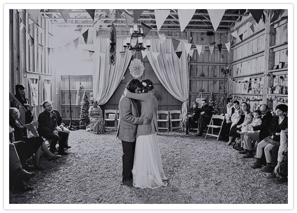 quirky vintage farm wedding