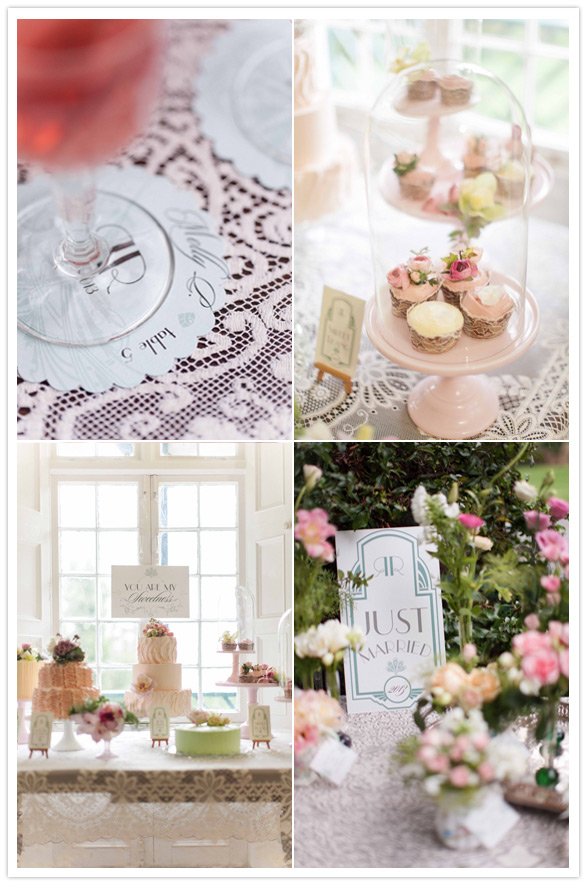 pastel decor and cakes