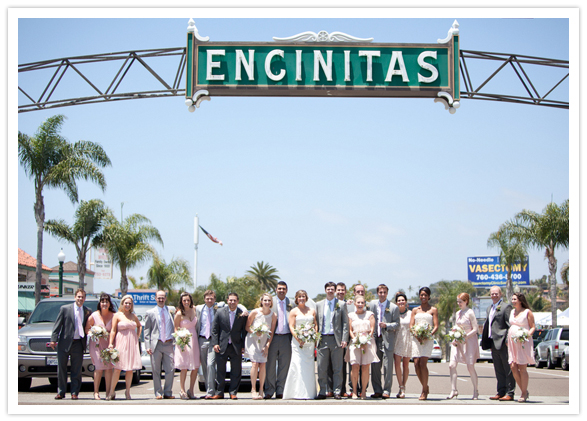Encinitas wedding party portrait