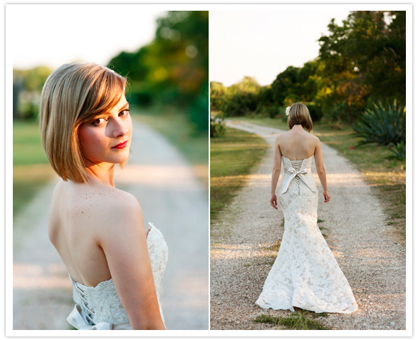 corseted lace wedding dress