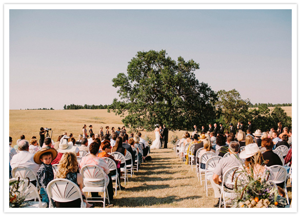 outdoor ranch wedding