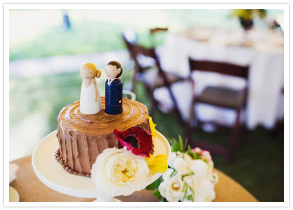 wooden figurine cake toppers