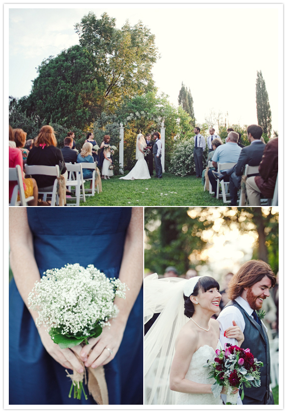 outdoor garden wedding
