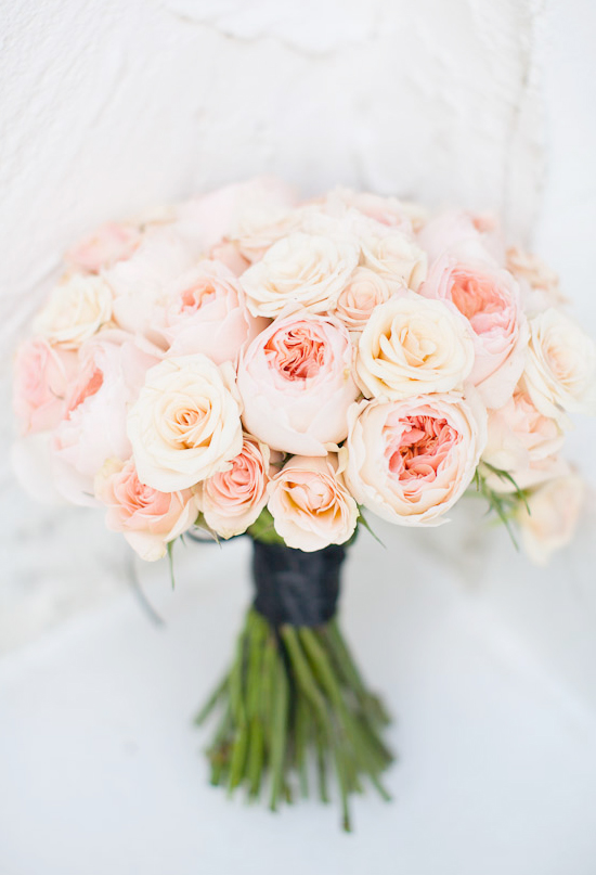 light pink and peach bouquet