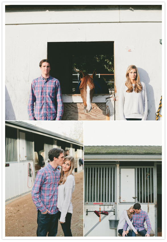 stables engagement session