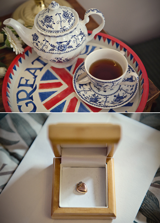 English tea and heart locket | Photo by Marianne Taylor