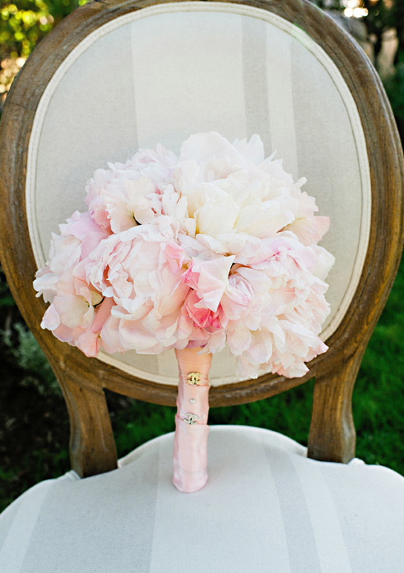 pink peony bouquet  | 100 Layer Cake