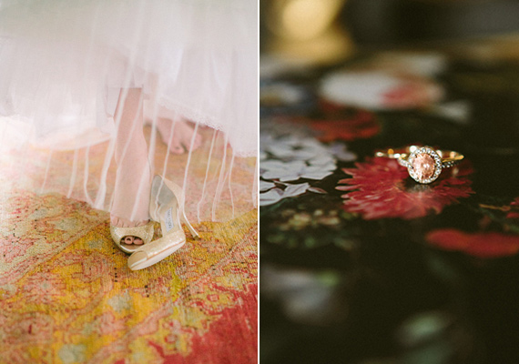 Jimmy Choo wedding shoes | photo by Taylor Lord | 100 Layer Cake