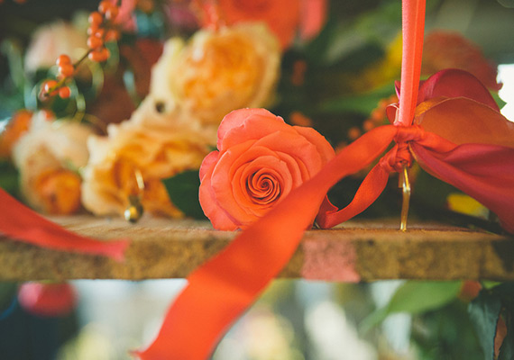 Coral florals | photos by Jason Hales | 100 Layer Cake